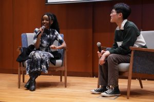 Guest speaker at D&O event with USG President Andy Zhang