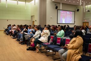 Attendees at a Diversity and Outreach event